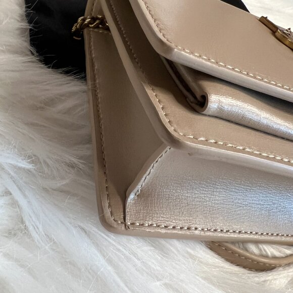Saint Laurent Mini Sunset Beige Crossbody Bag - Picture 5 of 10